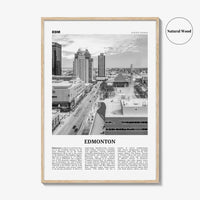 Edmonton Print Black and White No 4, Edmonton Wall Art, Edmonton Poster, Edmonton Photo, Edmonton Wall Decor, Alberta, Canada, America