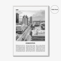 Edmonton Print Black and White No 4, Edmonton Wall Art, Edmonton Poster, Edmonton Photo, Edmonton Wall Decor, Alberta, Canada, America