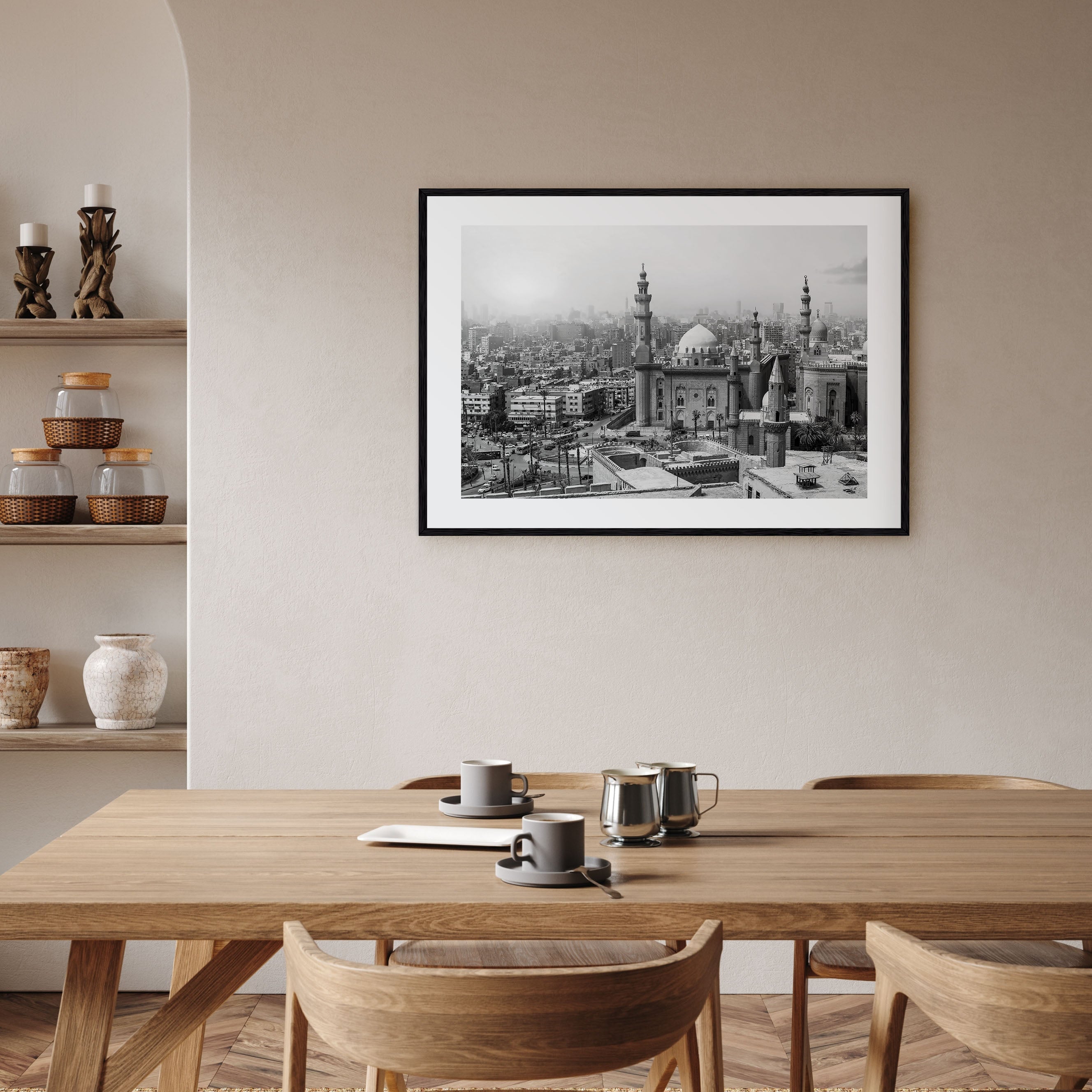 Egypt Landscape B&W Poster
