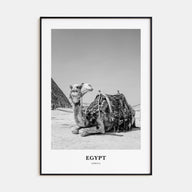 Egypt Portrait B&W No 1 Poster