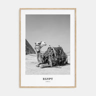 Egypt Portrait B&W No 1 Poster