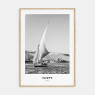 Egypt Portrait B&W No 2 Poster