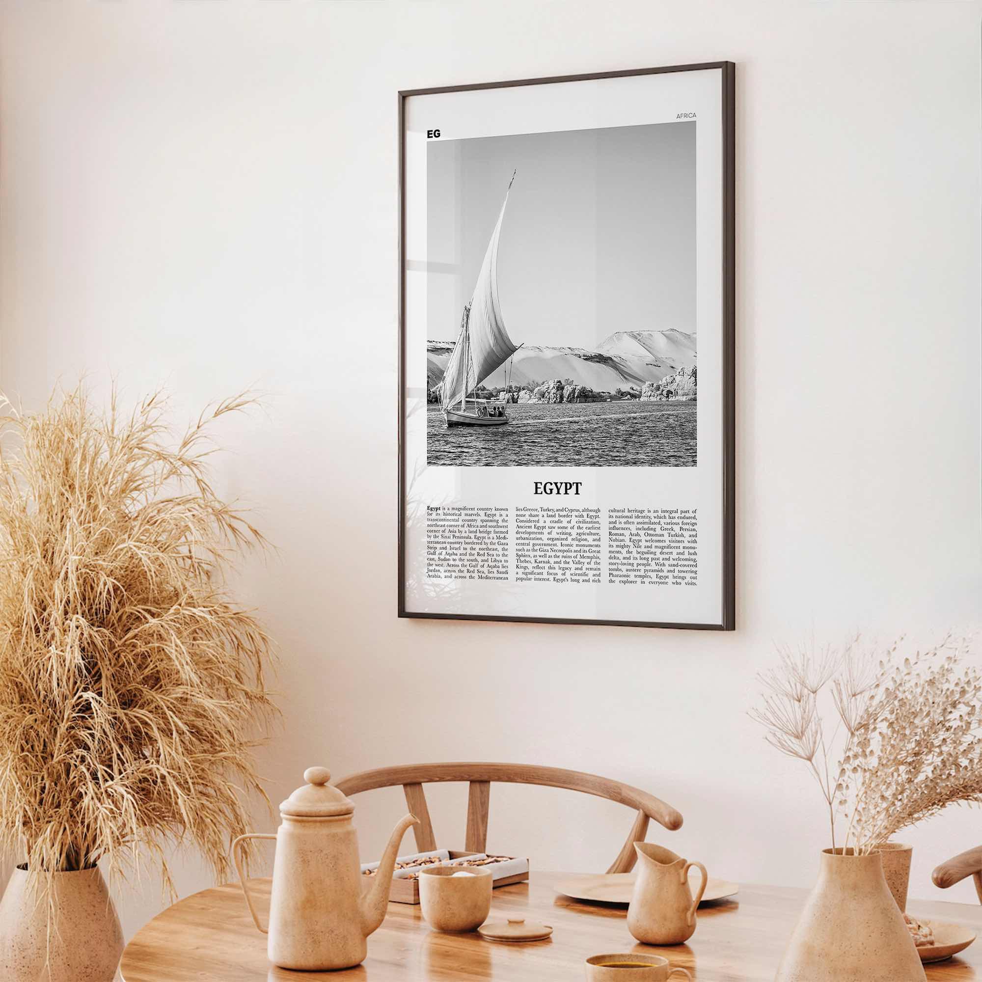 Egypt Print Black and White No 1, Egypt Wall Art, Egypt Poster, Egypt Photo, Egypt Wall Decor, Cairo, Arab Republic, Sinai, Africa