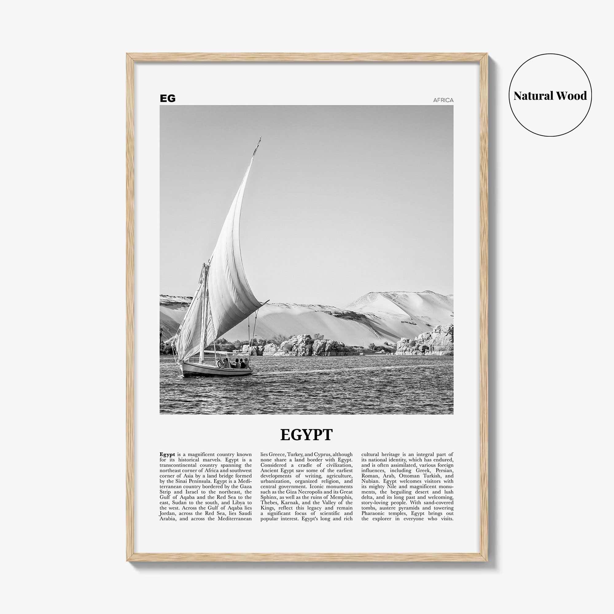 Egypt Print Black and White No 1, Egypt Wall Art, Egypt Poster, Egypt Photo, Egypt Wall Decor, Cairo, Arab Republic, Sinai, Africa