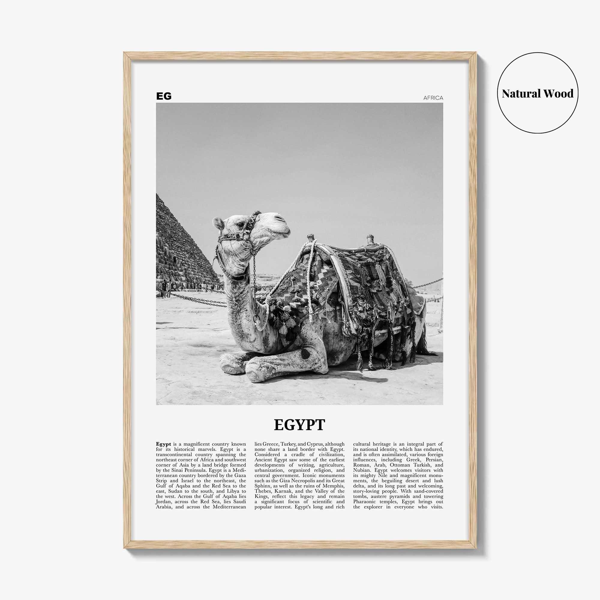 Egypt Print Black and White No 2, Egypt Wall Art, Egypt Poster, Egypt Photo, Egypt Wall Decor, Cairo, Arab Republic, Sinai, Africa