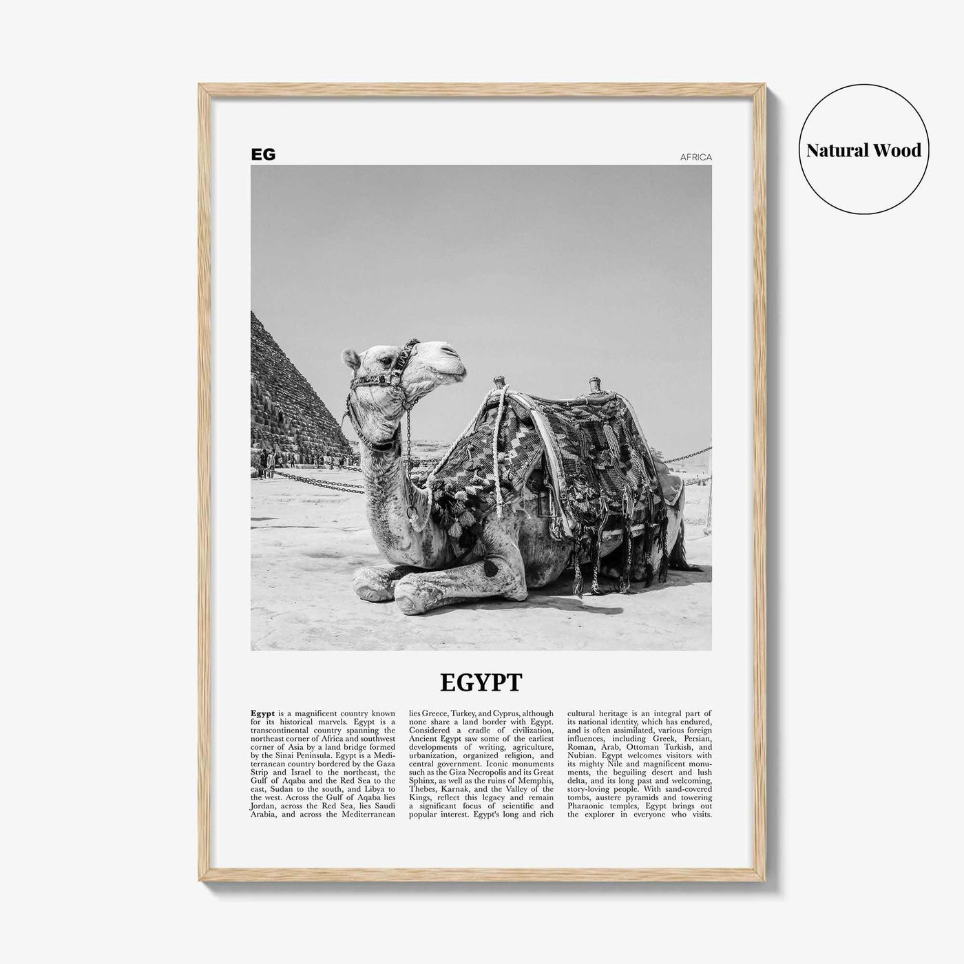 Egypt Print Black and White No 2, Egypt Wall Art, Egypt Poster, Egypt Photo, Egypt Wall Decor, Cairo, Arab Republic, Sinai, Africa