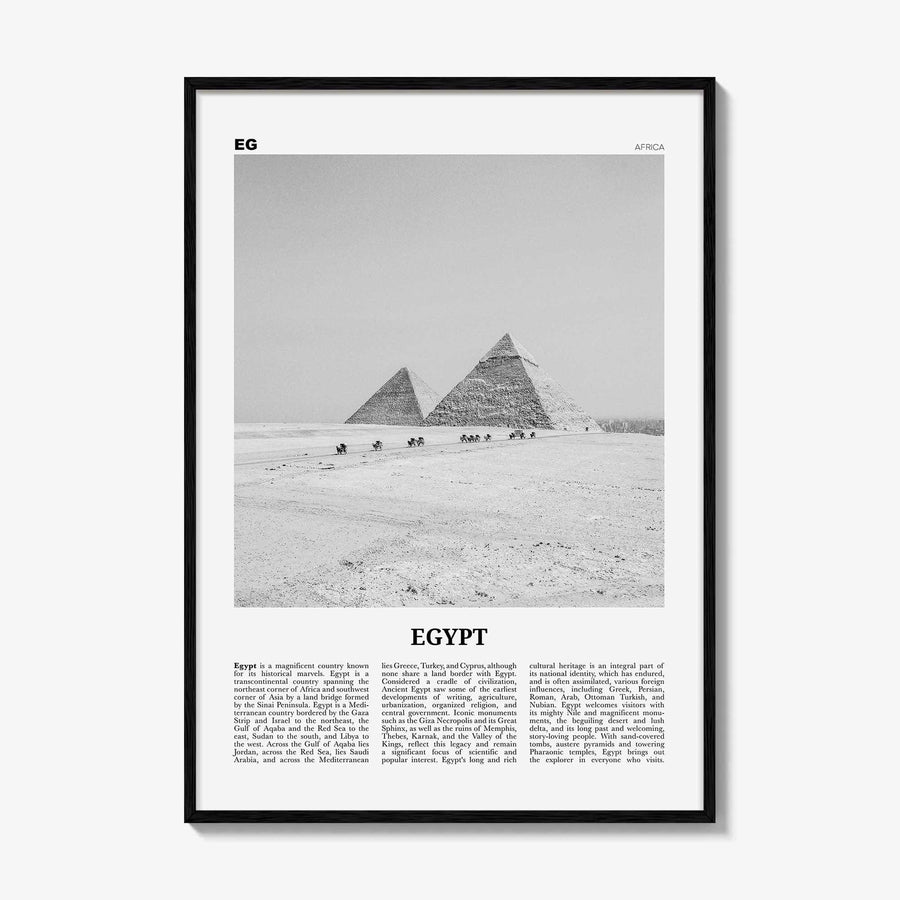 Egypt Print Black and White No 3, Egypt Wall Art, Egypt Poster, Egypt Photo, Egypt Wall Decor, Cairo, Arab Republic, Sinai, Africa