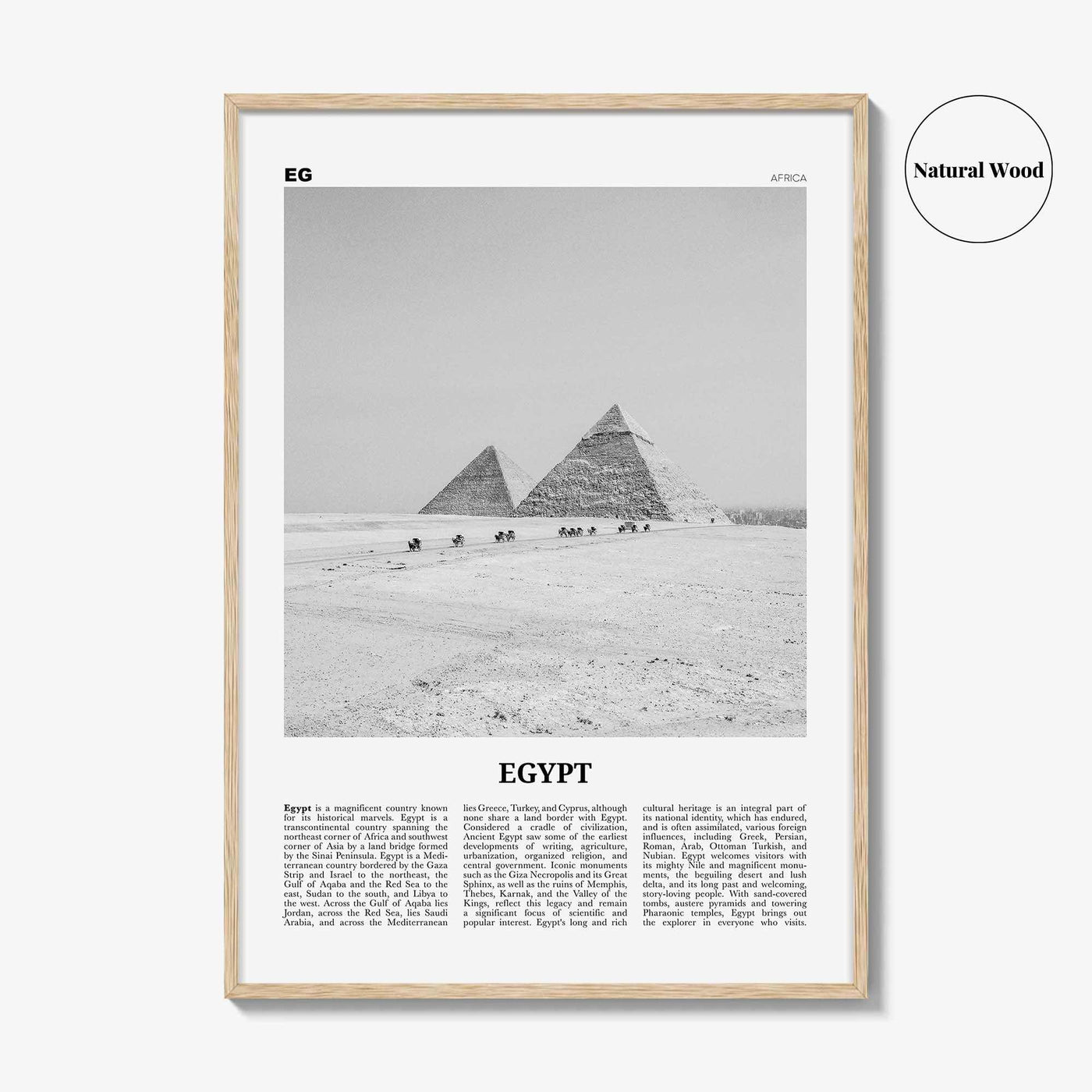 Egypt Print Black and White No 3, Egypt Wall Art, Egypt Poster, Egypt Photo, Egypt Wall Decor, Cairo, Arab Republic, Sinai, Africa