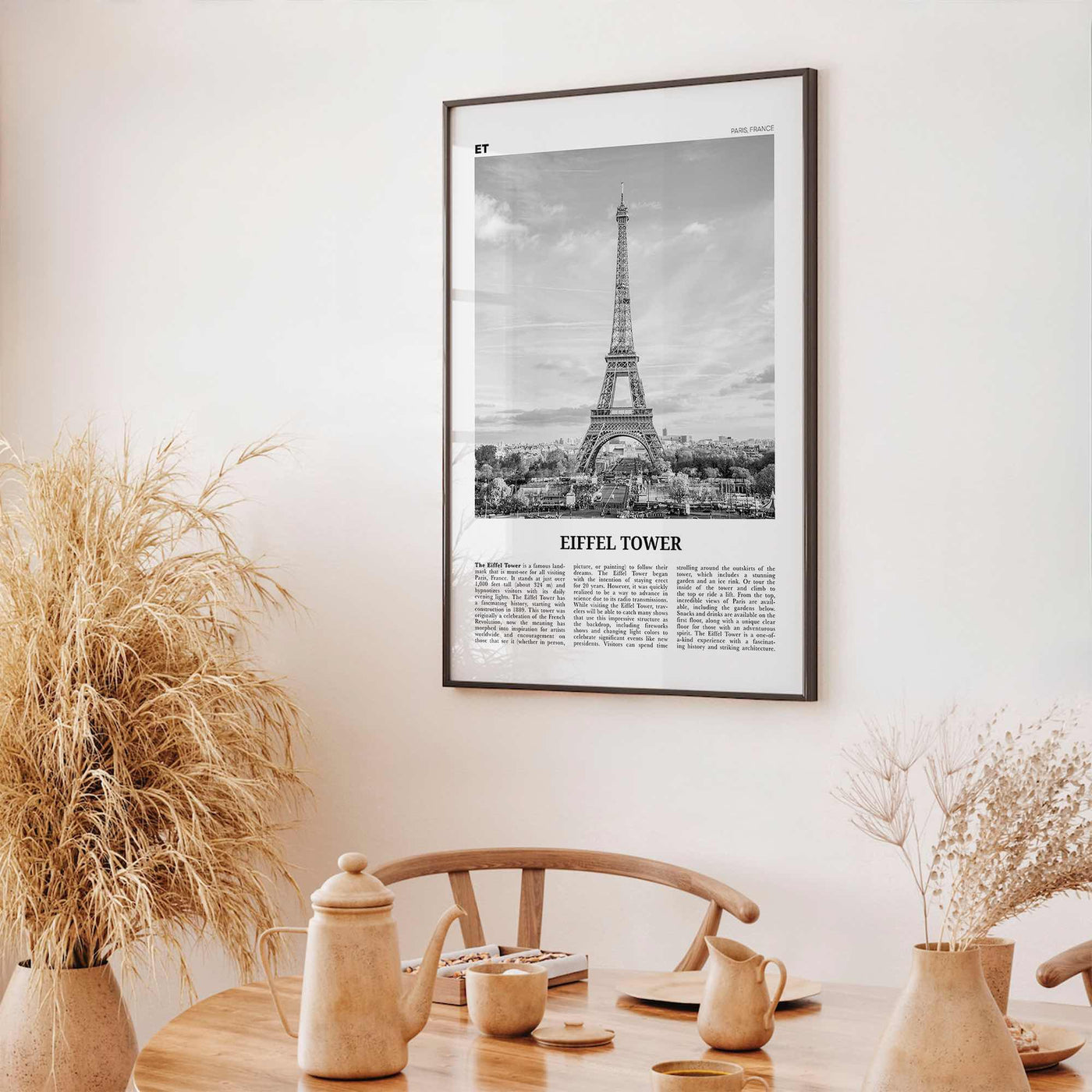 Eiffel Tower Print Black and White, Eiffel Tower Wall Art, Eiffel Tower Poster, Eiffel Tower Photo, Eiffel Tower Wall Décor, Paris, France