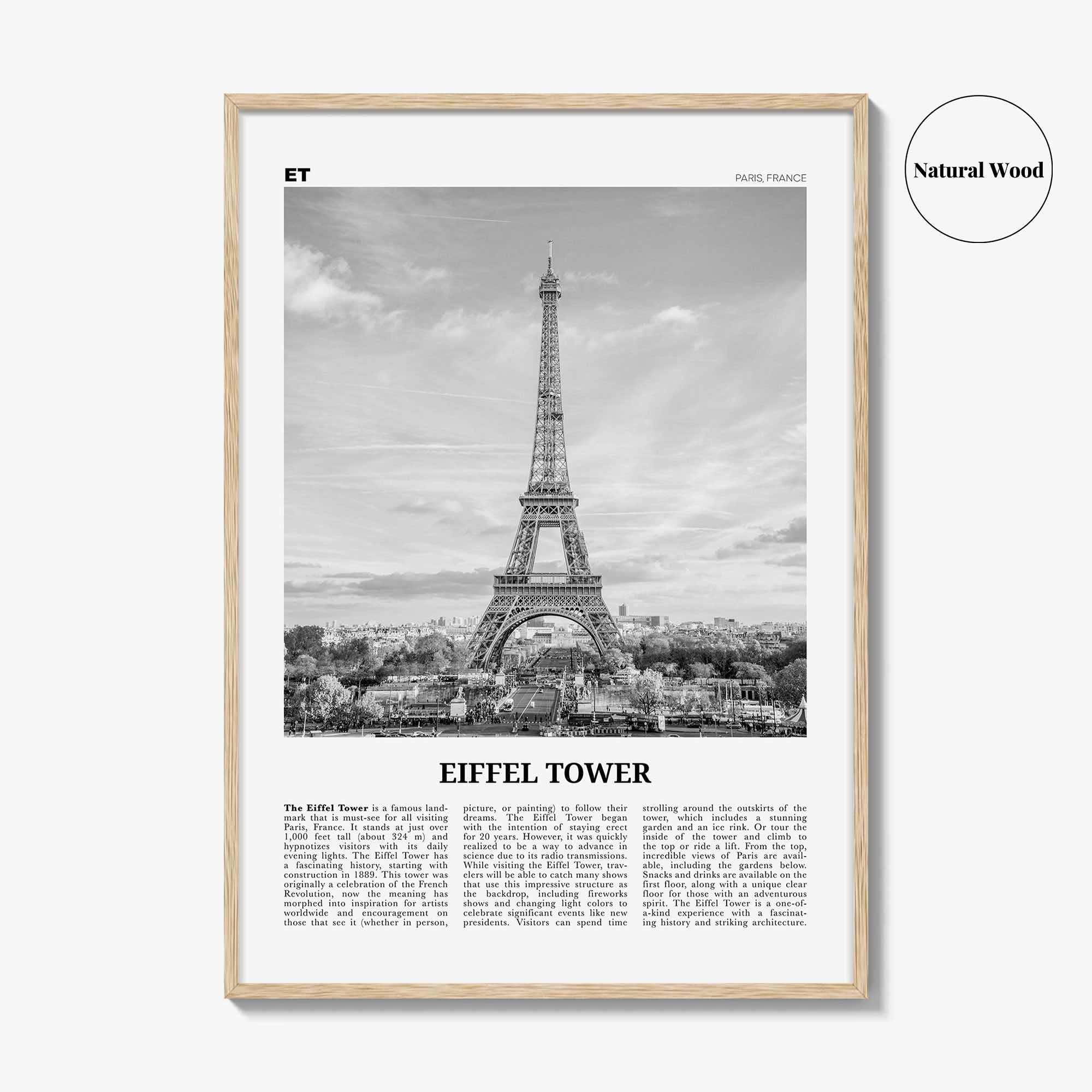 Eiffel Tower Print Black and White, Eiffel Tower Wall Art, Eiffel Tower Poster, Eiffel Tower Photo, Eiffel Tower Wall Décor, Paris, France