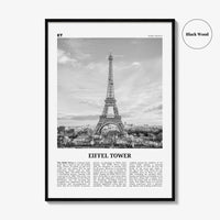 Eiffel Tower Print Black and White, Eiffel Tower Wall Art, Eiffel Tower Poster, Eiffel Tower Photo, Eiffel Tower Wall Décor, Paris, France