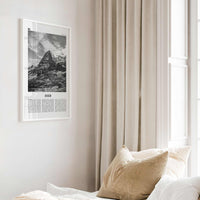 Eiger Print Black and White, Eiger Wall Art, Eiger Poster, Eiger Photo, Eiger Wall Décor, Eiger Map, Switzerland