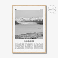 El Calafate Print Black and White, El Calafate Wall Art, El Calafate Poster, El Calafate Photo, El Calafate Wall Décor, Argentina