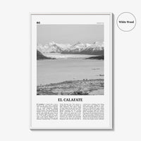 El Calafate Print Black and White, El Calafate Wall Art, El Calafate Poster, El Calafate Photo, El Calafate Wall Décor, Argentina