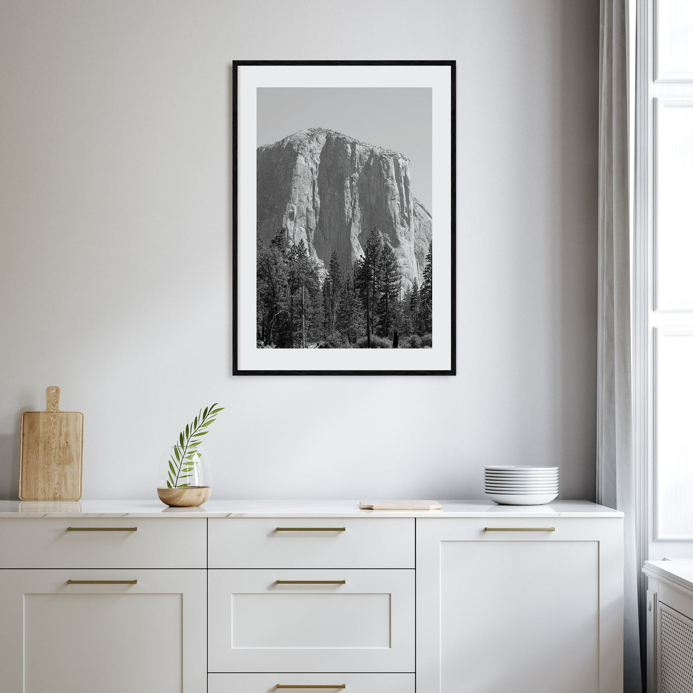 El Capitan Photo B&W Poster
