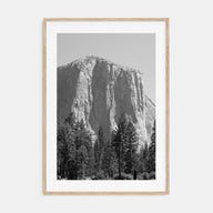 El Capitan Photo B&W Poster