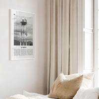 El Monte Print Black and White No 2, El Monte Wall Art, El Monte Poster, El Monte Photo, El Monte Wall Décor, El Monte Map California