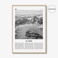 El Nido Print Black and White, El Nido Wall Art, El Nido Poster, El Nido Photo, El Nido Wall Decor, Palawan, Philippines, Asia