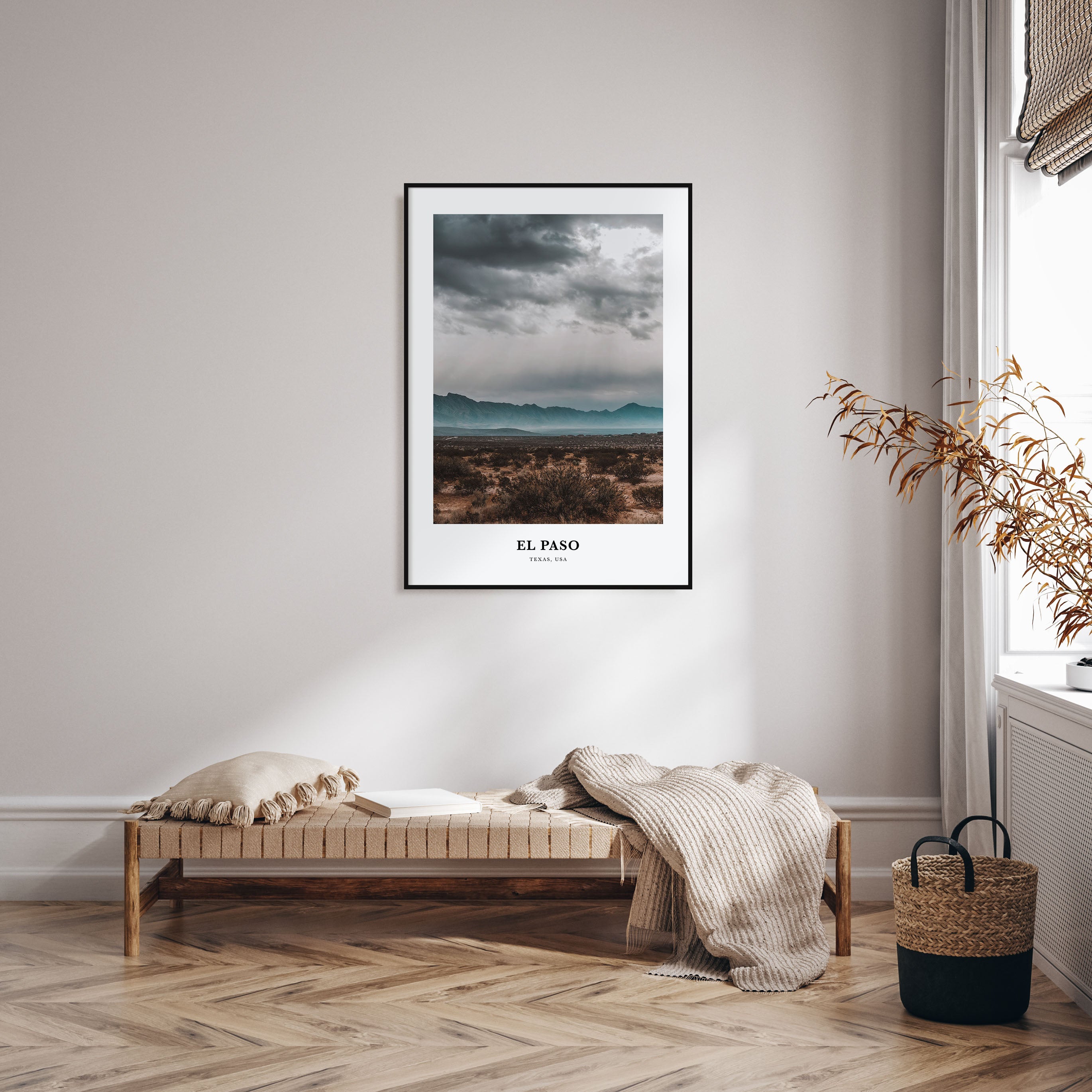 El Paso Portrait Color No 2 Poster