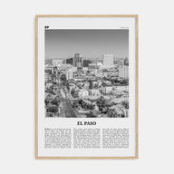 El Paso Travel B&W No 1 Poster