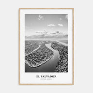 El Salvador Portrait B&W No 2 Poster