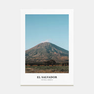 El Salvador Portrait Color Poster