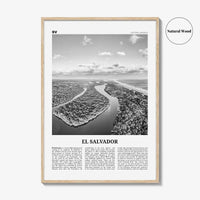 El Salvador Print Black and White No 2, El Salvador Wall Art, El Salvador Poster, El Salvador Photo, San Salvador, Central America