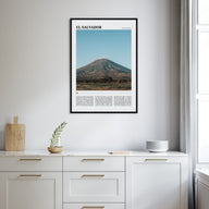 El Salvador Travel Color Poster