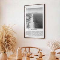 El Segundo Print Black and White, El Segundo Wall Art, El Segundo Poster, El Segundo Photo, El Segundo Wall Décor, California, USA