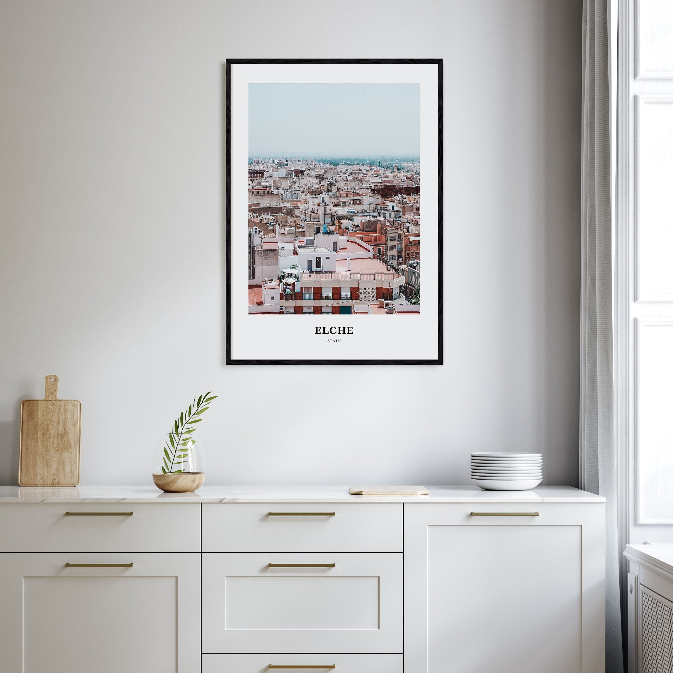 Elche Portrait Color Poster