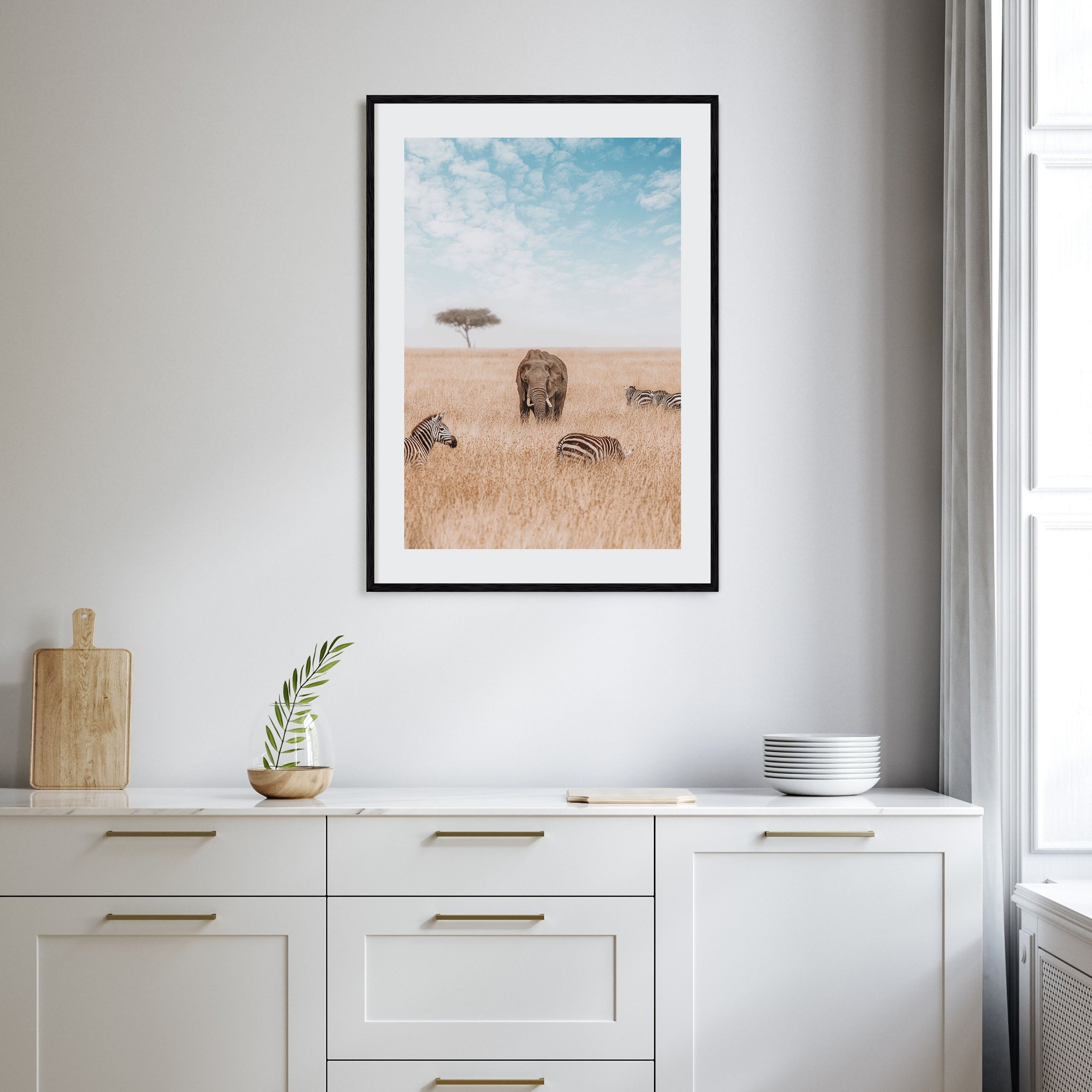 Elephant Photo Color No 1 Poster