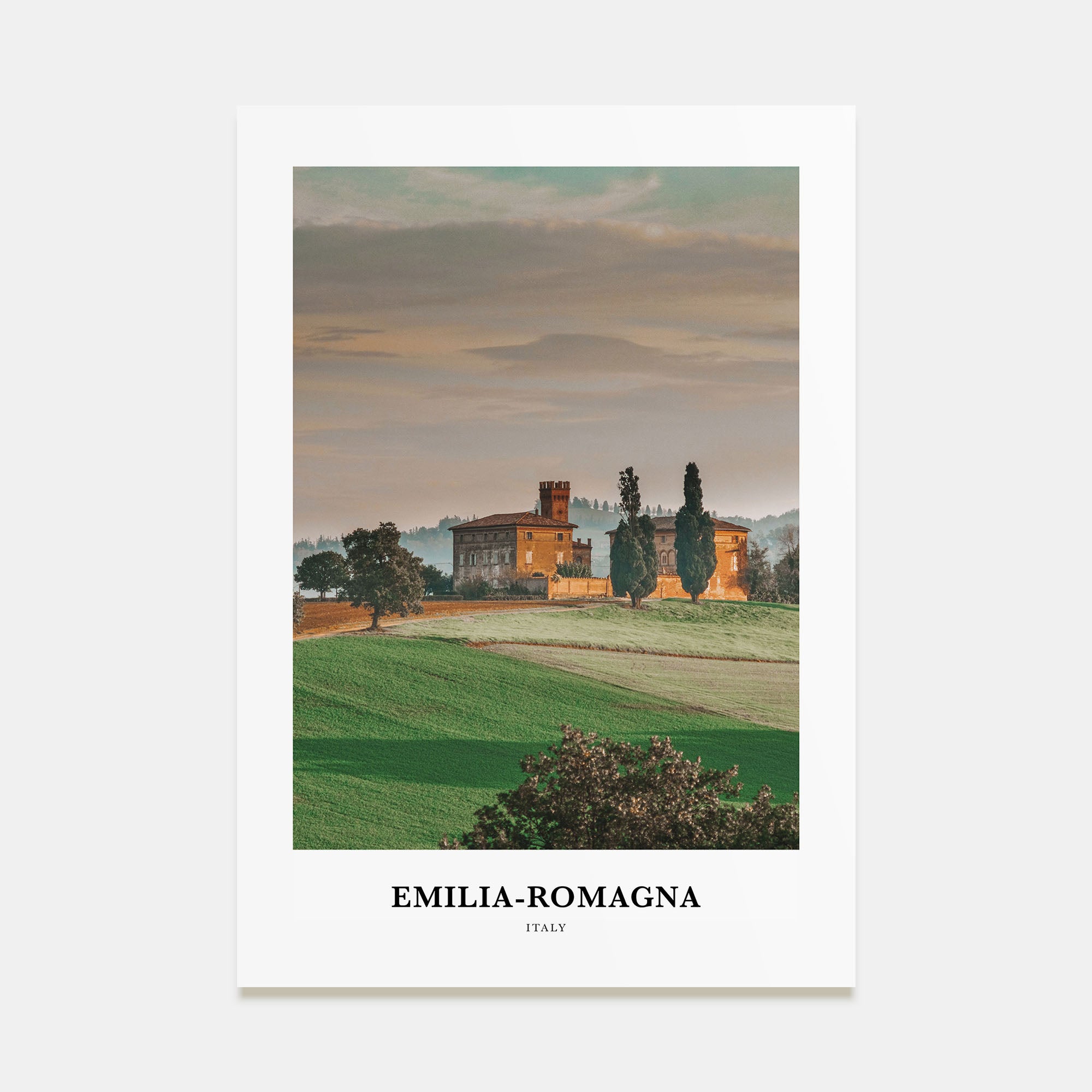 Emilia-Romagna Portrait Color Poster