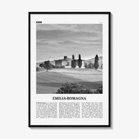 Emilia Romagna Print Black and White, Emilia-Romagna Wall Art, Emilia-Romagna Poster, Emilia-Romagna Photo, Wall Décor, Emilia-Romagna Map