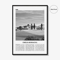 Emilia Romagna Print Black and White, Emilia-Romagna Wall Art, Emilia-Romagna Poster, Emilia-Romagna Photo, Wall Décor, Emilia-Romagna Map