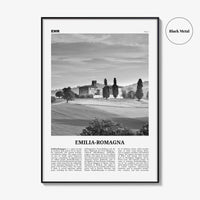 Emilia Romagna Print Black and White, Emilia-Romagna Wall Art, Emilia-Romagna Poster, Emilia-Romagna Photo, Wall Décor, Emilia-Romagna Map