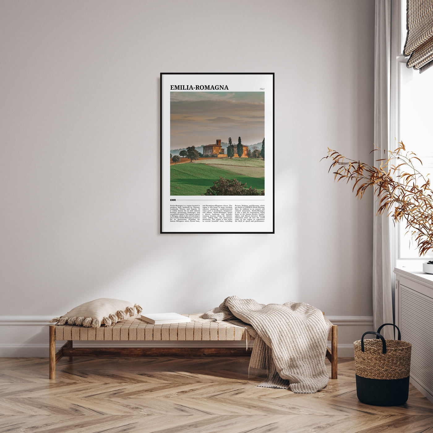 Emilia-Romagna Travel Color Poster