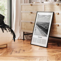 Encinitas Print Black and White No 2, Encinitas Wall Art, Encinitas Poster, San Diego Poster Print, California, USA, United States