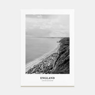 England Portrait B&W Poster
