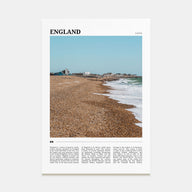England Travel Color Poster