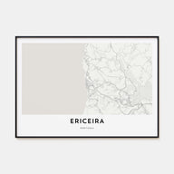 Ericeira Map Landscape Poster