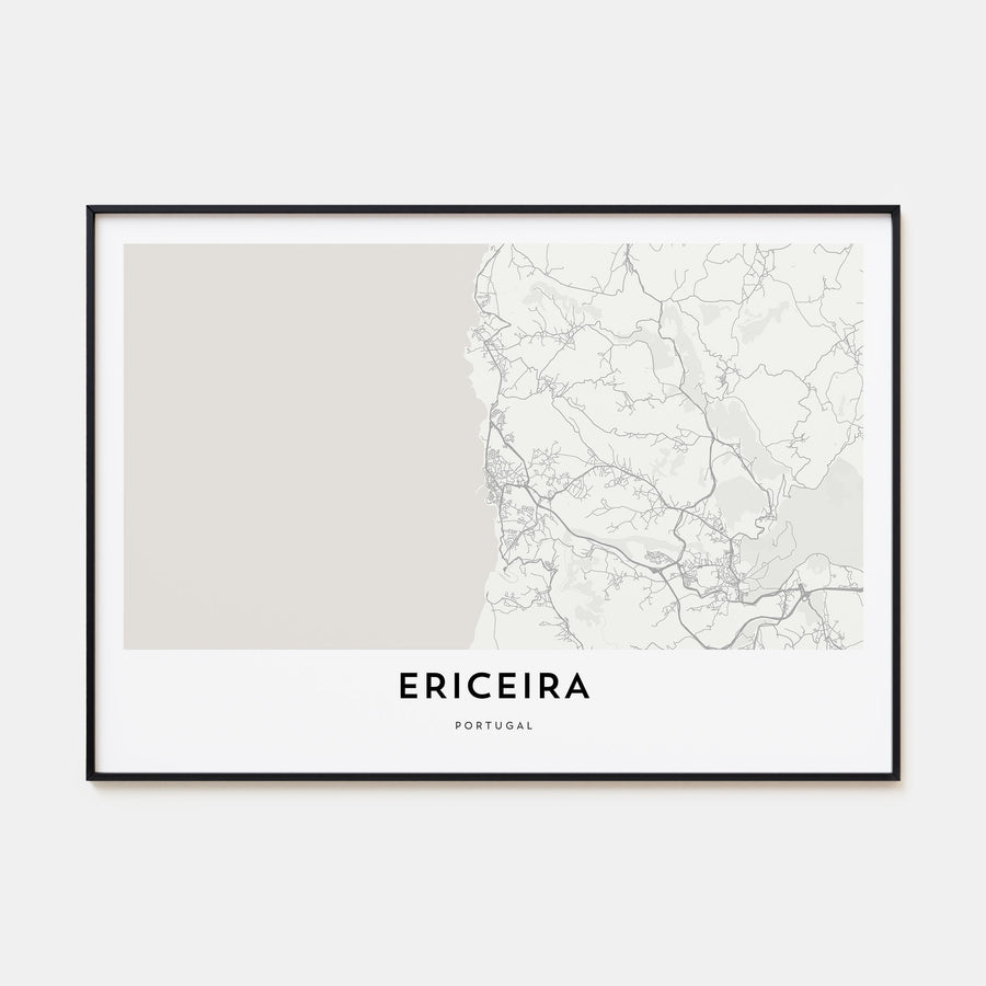 Ericeira Map Landscape Poster