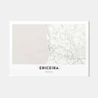 Ericeira Map Landscape Poster