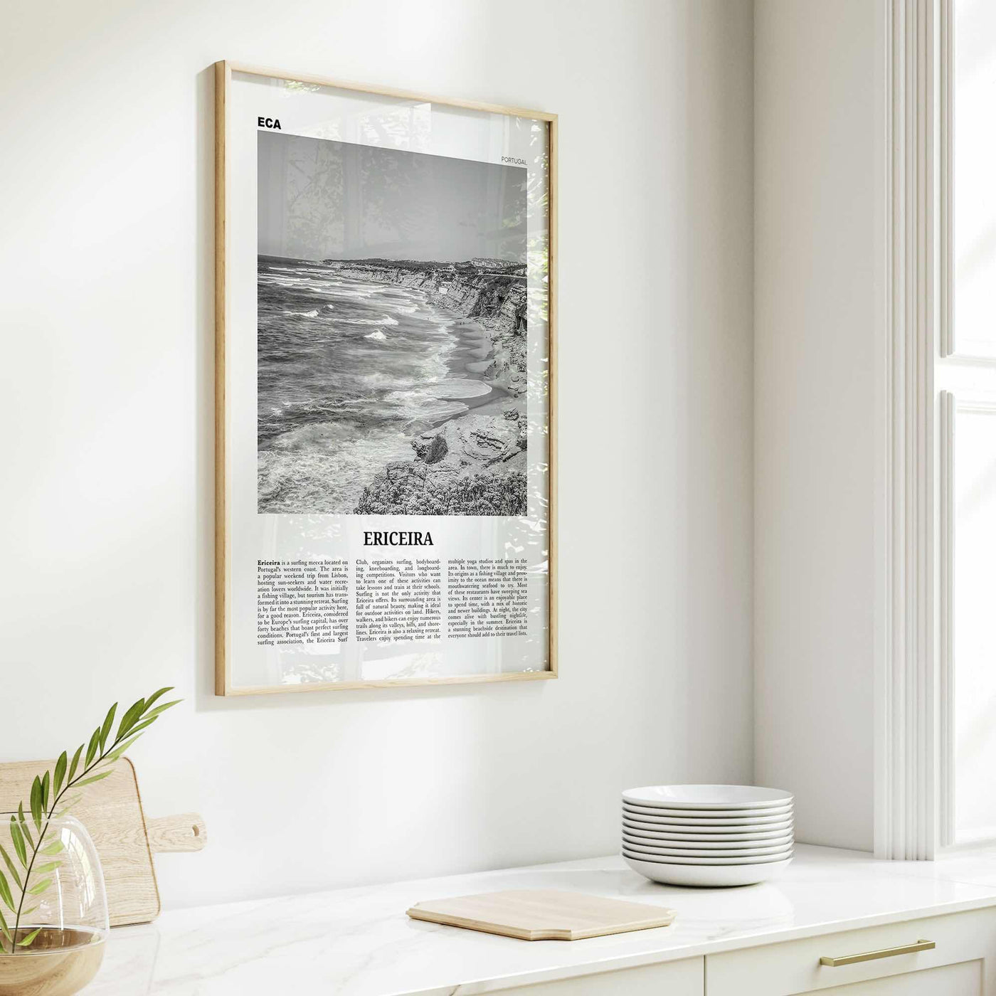 Ericeira Print Black and White, Ericeira Wall Art, Ericeira Poster, Ericeira Photo, Ericeira Wall Décor, Portugal, Lisboa, Portuguesa