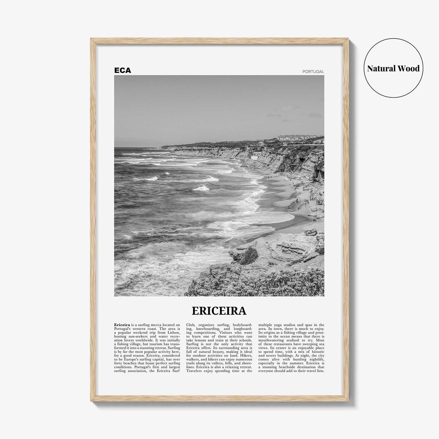 Ericeira Print Black and White, Ericeira Wall Art, Ericeira Poster, Ericeira Photo, Ericeira Wall Décor, Portugal, Lisboa, Portuguesa