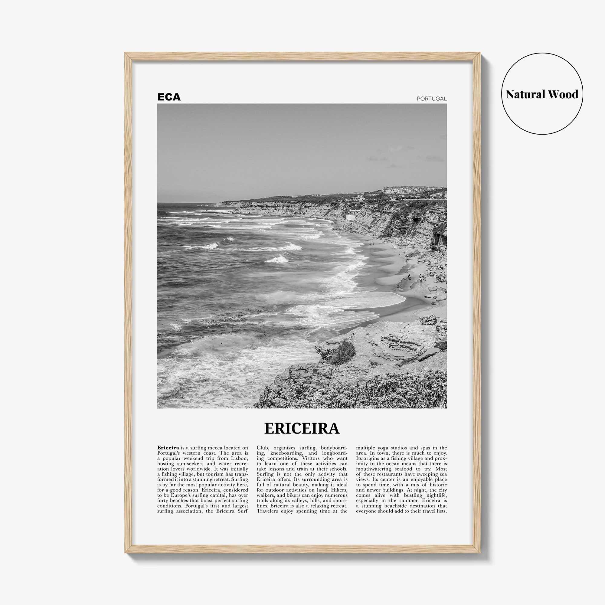 Ericeira Print Black and White, Ericeira Wall Art, Ericeira Poster, Ericeira Photo, Ericeira Wall Décor, Portugal, Lisboa, Portuguesa