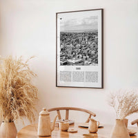 Erie Print Black and White, Erie Wall Art, Erie Poster, Erie Photo, Erie Wall Décor, Pennsylvania, USA, United States