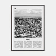 Erie Travel B&W Poster