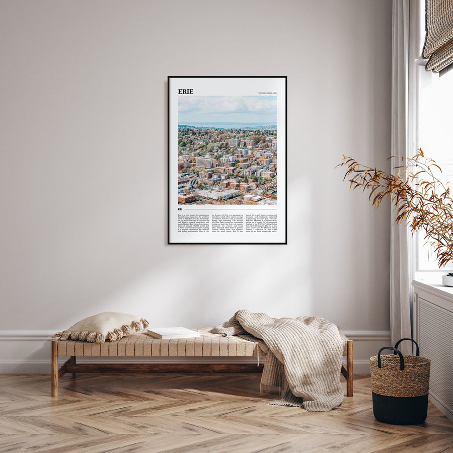 Erie Travel Color Poster