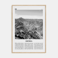 Eritrea Travel B&W Poster