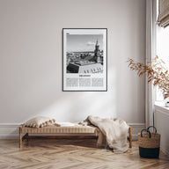 Erlangen Travel B&W Poster